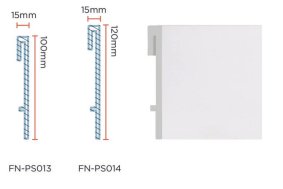 PS Skirting Board for Flooring 100/120*15MM FN-PS013-014