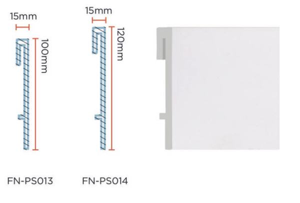 PS Skirting Board for Flooring 100/120*15MM FN-PS013-014 PS Skirting Board for Flooring 100/120*15MM FN-PS013-014
