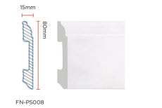 PS Skirting Board for Flooring 120*18mm FN-PS009