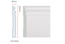 PS Skirting Board for Flooring 133*15mm  FN-PS011