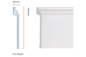 PS Skirting Board for Flooring 140*20mm FN-PS031