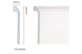 PS Skirting Board for Flooring 140*22mm FN-PS024