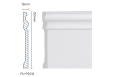 PS Skirting Board for Flooring 150*15mm  FN-PS012