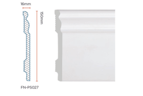 PS Skirting Board for Flooring 150*16mm FN-PS027