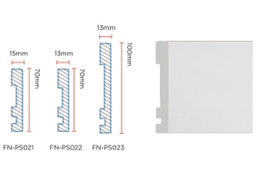 PS Skirting Board for Flooring FN-PS021,022,023