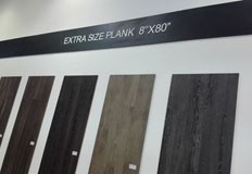 Photos of Luxury Vinyl Floor Products in Exhibition Photos of Luxury Vinyl Floor Products in Exhibition