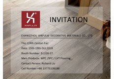 The 124th Canton Fair Invitation from Xinflooring—WPC, SPC, LVT