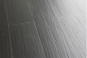 Handscraped surface for all plastic flooring
