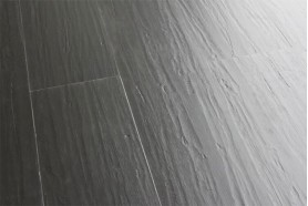 Handscraped surface for all plastic flooring