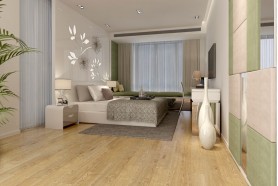 Wood color SPC WPC LVT  for living room 2