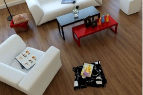 Wooden Grain WPC LVT SPC  for Hotel 1